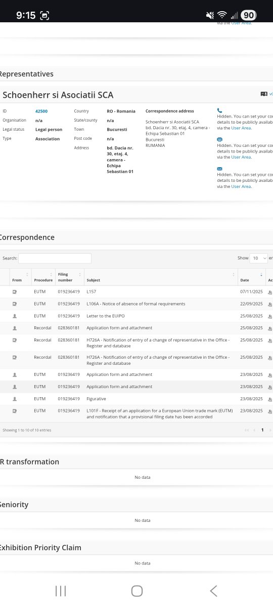 BoredAF329045's tweet image. Looking at the the $Manyu EU TM page, I noticed the team switched attorneys back in August. Looking them up, it's the same attorney who got Zeus CC8 Inc's Trademark registered for their token. Looks like they have 21 other TM's registered under their belt too…