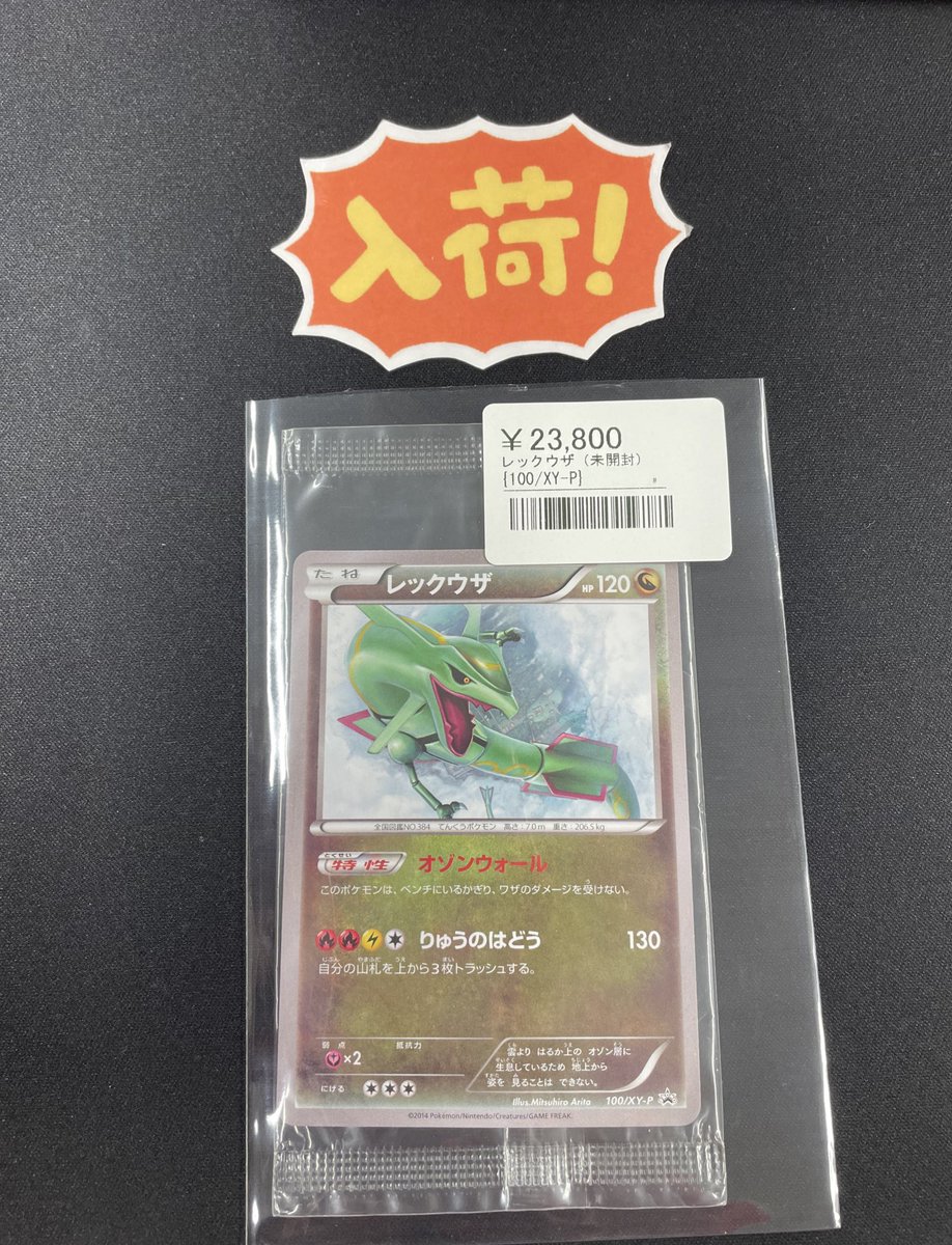 レックウザ オゾンウォール イラストコレクション100/XY-P プロモ