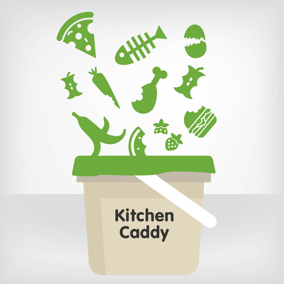 Your kitchen caddy is your secret compost sidekick! 💪

✔️ Scrape in your food scraps
✔️ Line it with newspaper or compostable liners (AS4736)
✔️ Empty it into your green-lid FOGO bin regularly

🔗Learn more: cambridge.wa.gov.au/FOGO

#FOGO