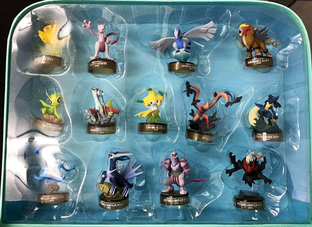 【時間と共に値下げ】希少　ポケモン　キャップ　ミニフィギュア 　セット　レア ⭐️❤️⭐️秋葉原➁号店⭐️商品情報⭐️❤️ 映画10周年海洋堂