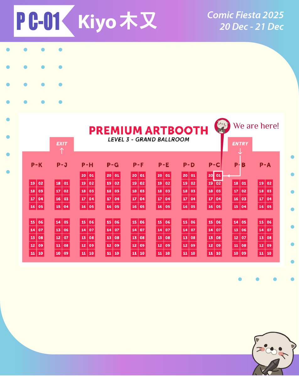 💖Comic Fiesta 2025 Catalog💖
欢迎来看看
Date : 20-21 December 2025
Location : P-C01 Kiyo 木又
(Shares are appreciated🙏感謝分享🙏)

#comicfiesta2025 #comicfiestacatalogue #CF2025 #honkaistarail #wutheringwaves