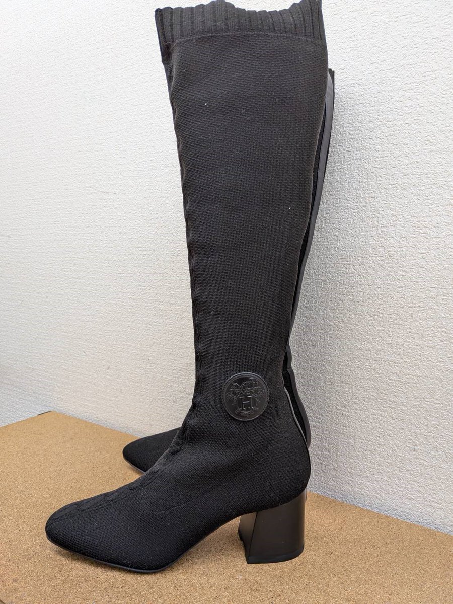エルメス フォンテーヌ ブーツ お買取いたしました‼ ニット素材の