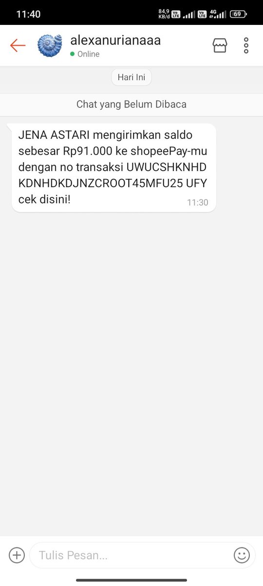 odaoding's tweet image. Emang kesalahanku jir, foto gak ku unduh. Di pikiran "nanti cek shopee dulu" tp modal gak ku cek, modal notif doang. Trus dia nanya mau lagi, baru curiga dan beneran. Fakkk😭😭😭