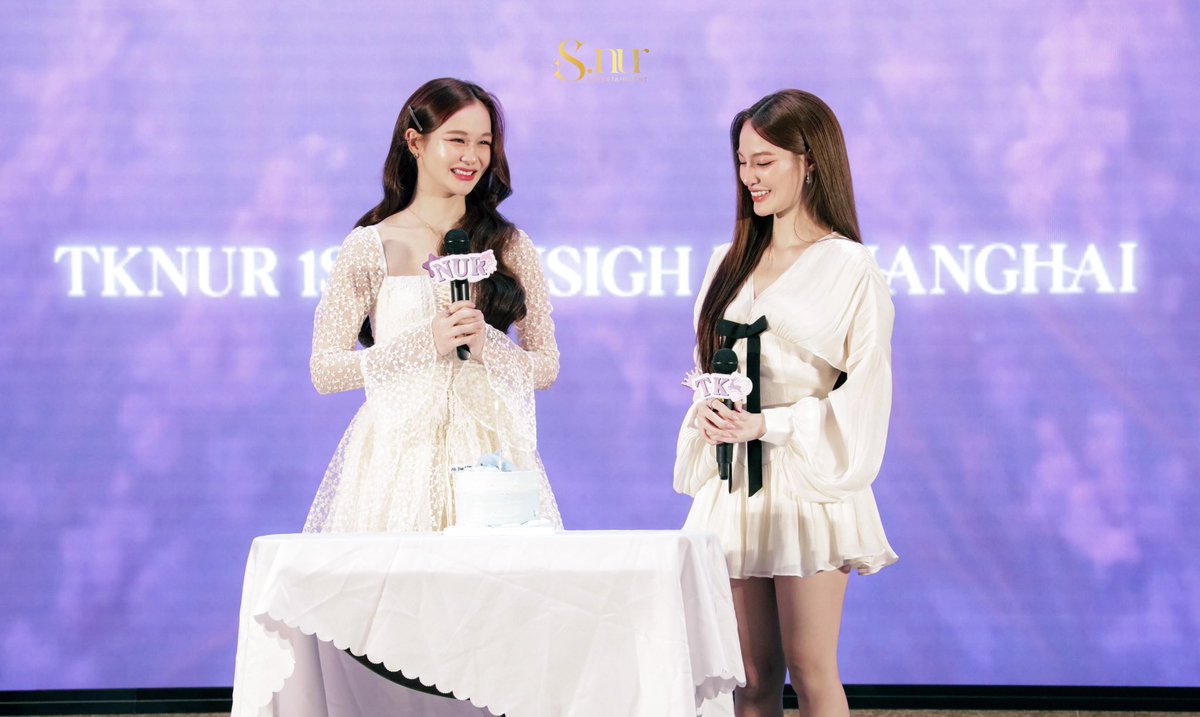Snurrofficial's tweet photo. TKNur 1st Fansign in Shanghai ✨
🦌💜🐬

#nurdesoraya 
#TKphinyanech 
#TKNur 
#Snurentertainment https://t.co/MH9sPXHlEK