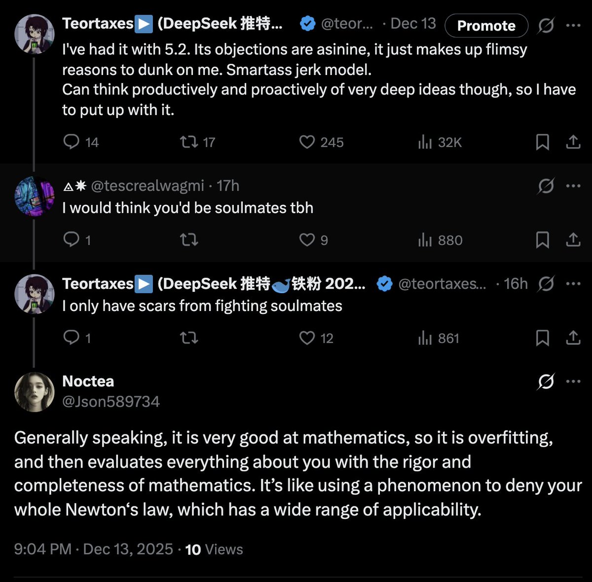 Falando em termos egoístas, eu diria que é como eu nos meus piores momentos.