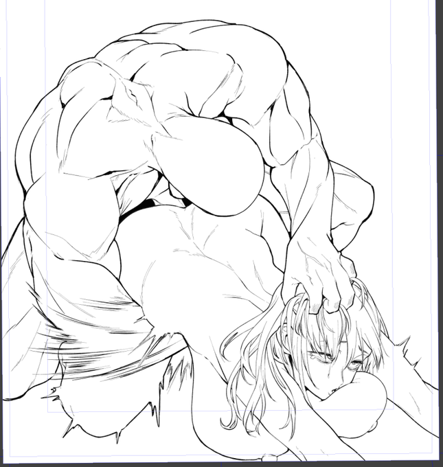 バック腹パン😉 