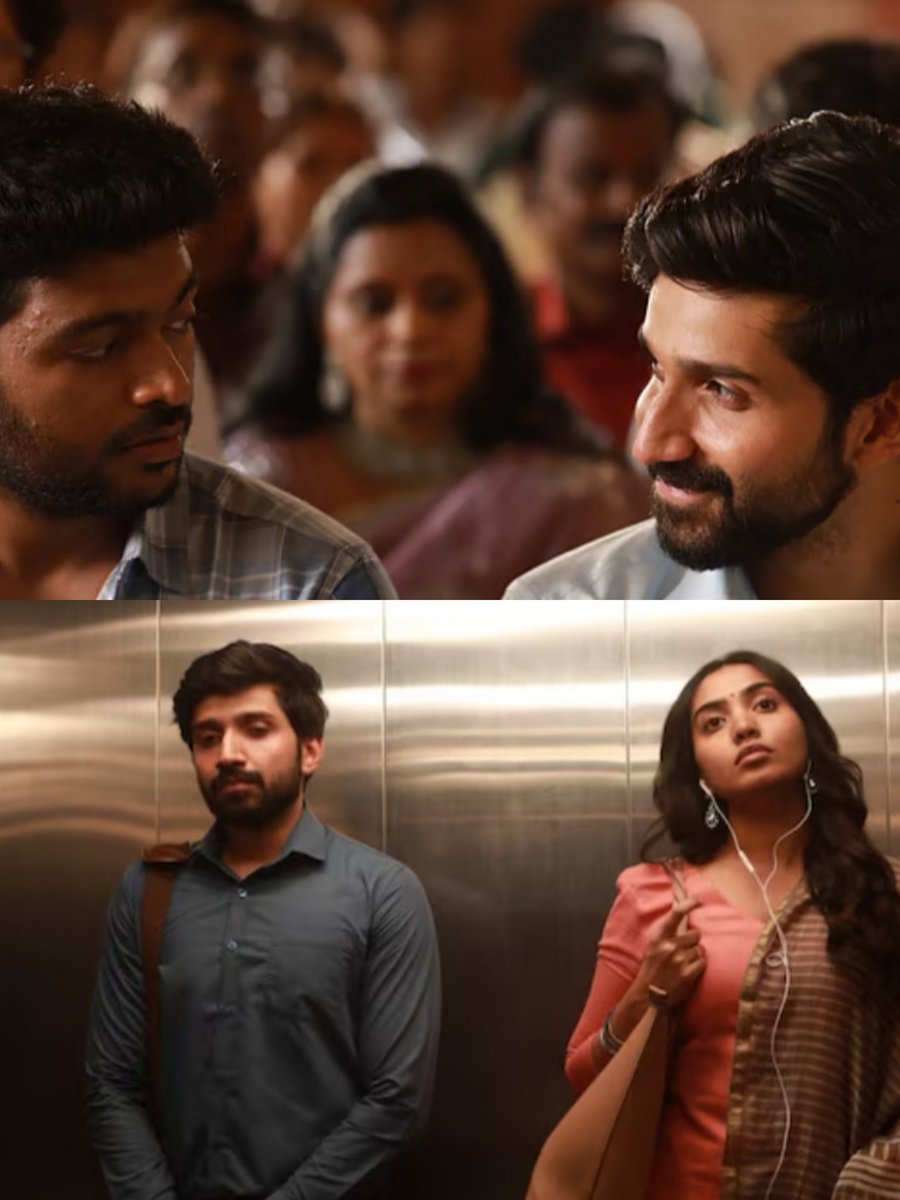 _monz's tweet photo. #aromaley The movie works really well. The story is simple but engaging, and the blend of comedy, emotions, and feel good moments is nicely balanced... எனக்கு ரொம்ப பிடிச்சிது.. Kishen and Harshath Good combo.. ❤️ Shivathmika அழகோட சேர்ந்த அற்புதமான நடிப்பு.. ❤️🔥😍😍 https://t.co/rpI7ilt6lR