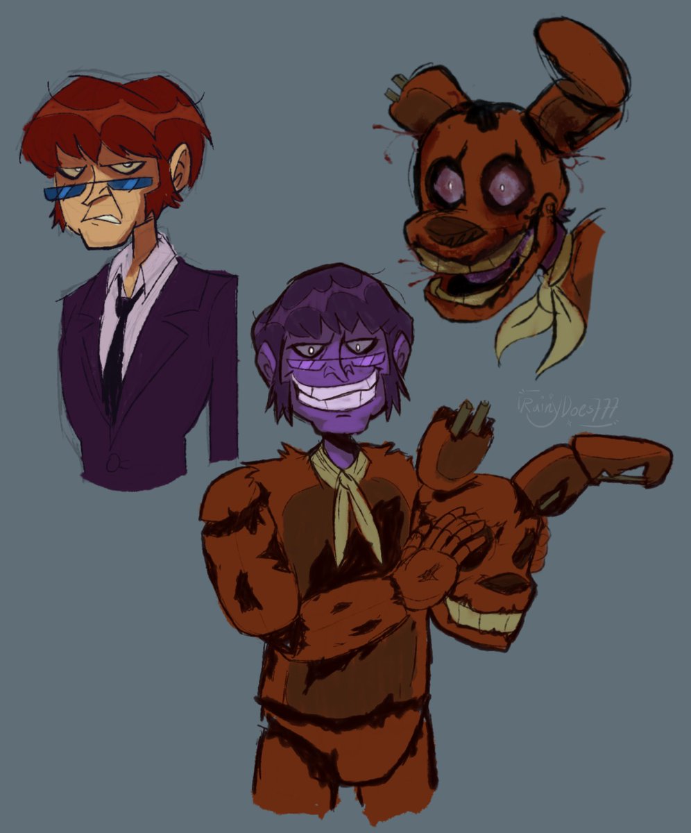 rainy_does_twit's tweet photo. The teen titans and Fnaf fandom is at risk of the mad mod Fnaf crossover, you have been warned #dc #madmod #fnaf https://t.co/OLLhdT5xaj