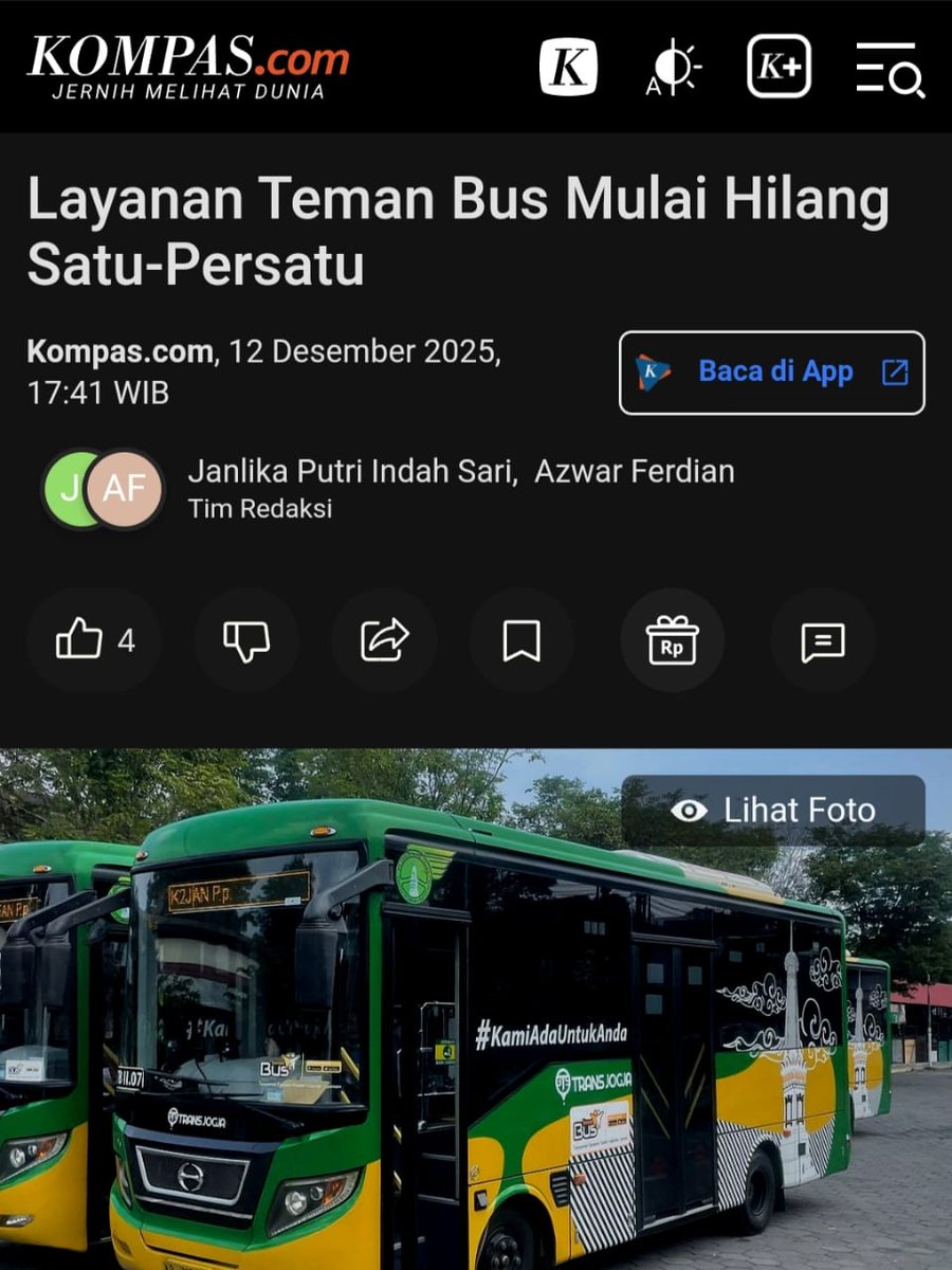 Tahun 2025 akan segera berakhir, satu persatu layanan Teman Bus yang telah melayani sejumlah kota di Indonesia mulai menghilang.

Teman Bus sendiri merupakan program angkutan perkotaan dari Kementerian Perhubungan RI (Kemenhub) dengan skema "Buy The Service" (BTS).

Gonggomtua