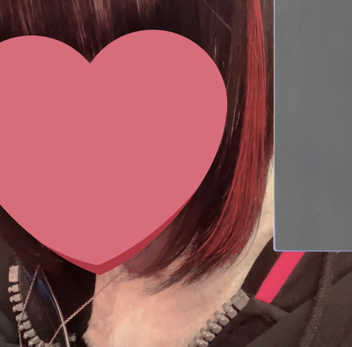 髪赤くしてもらった🎶
