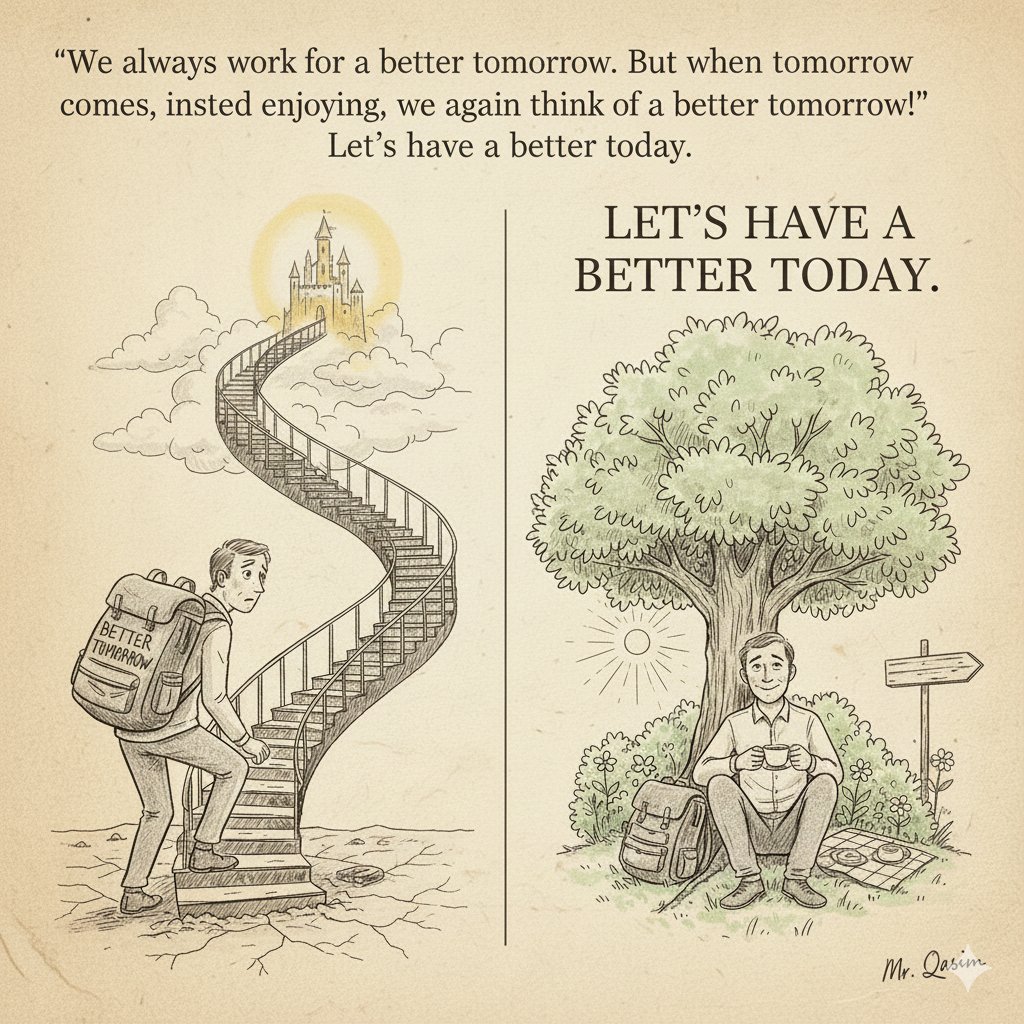 MrQasim518's tweet image. 🕰️ The Paradox of Progress: Live in the Present
#LiveInTheMoment 
#BetterToday 
#PresentMoment 
#CarpeDiem 
#StopWaitingStartLiving