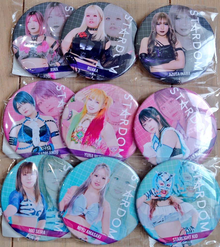 スターダムドンキくじも大事ですが… DMMオンクレのランダム缶バッジの