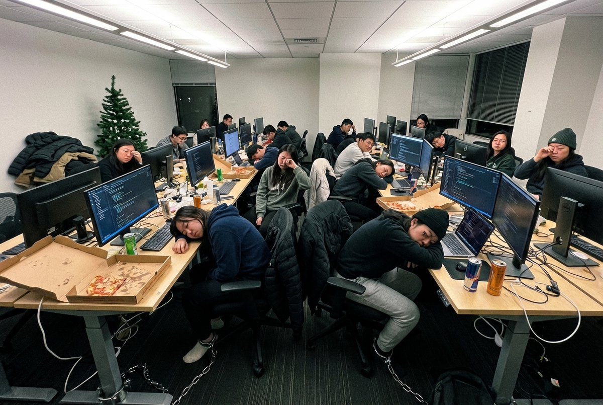 9:02 pm sábado por la noche
Ningún ingeniero se ha ido desde el martes
Lo único que queda en la vida es crear valor