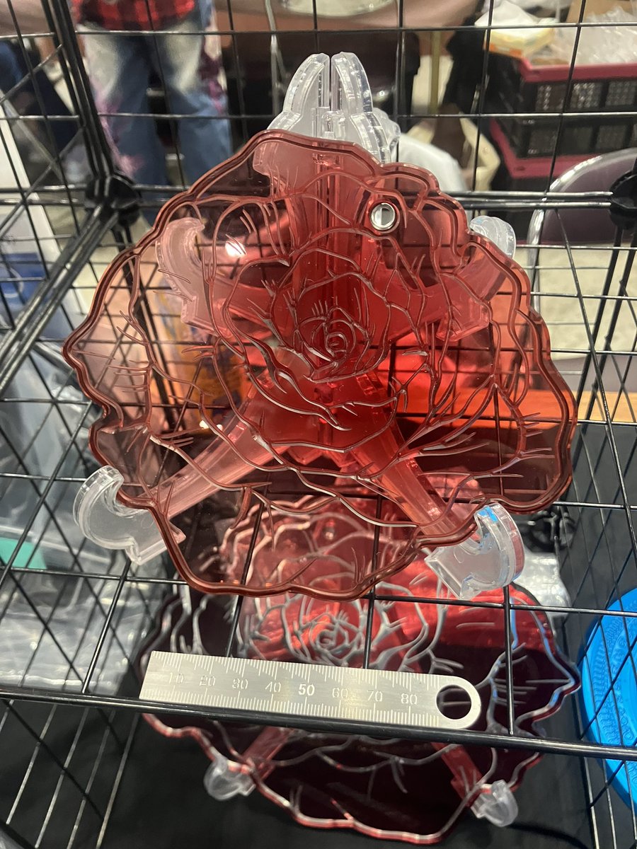 染色薔薇台座小　青と赤お買い上げありがとうございます😊

#ドールオーナーさんと繋がりたい 
#アイドール東京