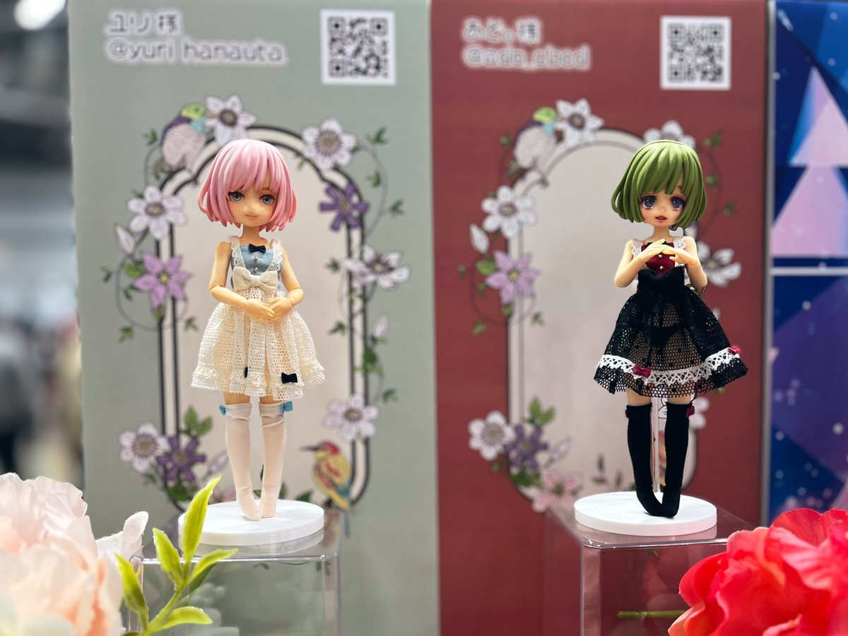 yuri_hanauta's tweet image. PARDOLL公式様のブース【R21-22】に展示していただいているパルドルちゃん達の勇姿を見届けてきました🎀ふたりともかわいいよ〜〜〜🥹🥹🥹
お立ち寄りの際はぜひぜひ見ていただけましたら嬉しいです☺️キットも販売中ですよ😉
#PARDOLL
#パルドル
#アイドール東京75