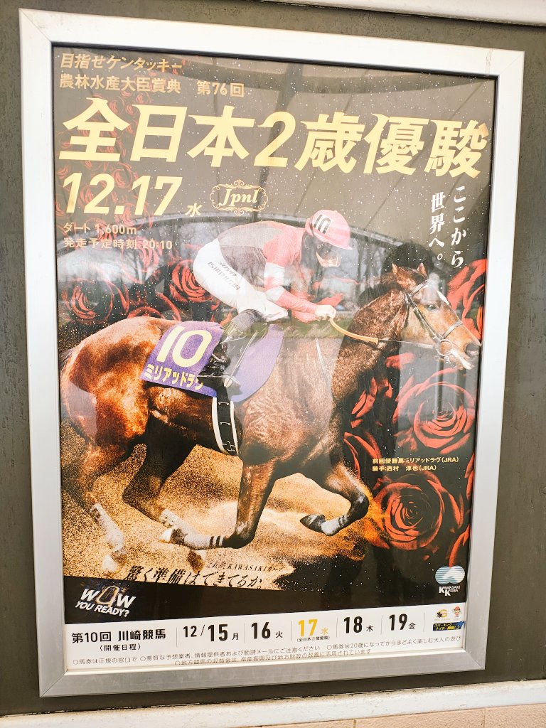 久々に金沢競馬へ☺️ ミリアッドラヴちゃんが全日本2歳優駿の