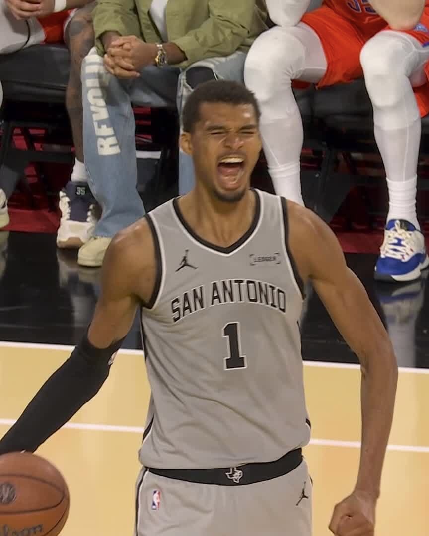 WEMBY LEADS SPURS TO SNAP THUNDER'S 16-GAME WIN STREAK 🤯🚨
SAN ANTONIO IS HEADED TO THE NBA CUP CHAMPIONSHIP 🔥‼️