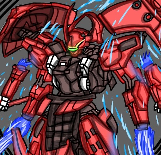 Jack_pot_07770's tweet image. 『機動戦士ガンダム 水星の魔女』に登場するMS『ダリルバルデ』を描きました！

#水星の魔女でしか獲れない栄養があるらしい