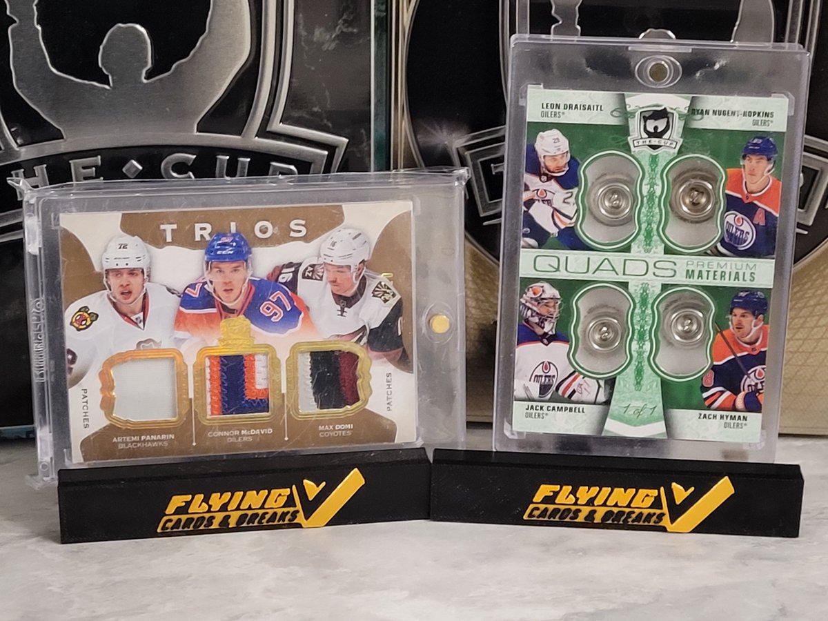 FlyingVCards's tweet image. 🚨 #FlyingVCards #StackSale Lot #466 🚨 

$1000/each

Trios is McDavid rookie year!!

Stack rules pinned to profile 😃