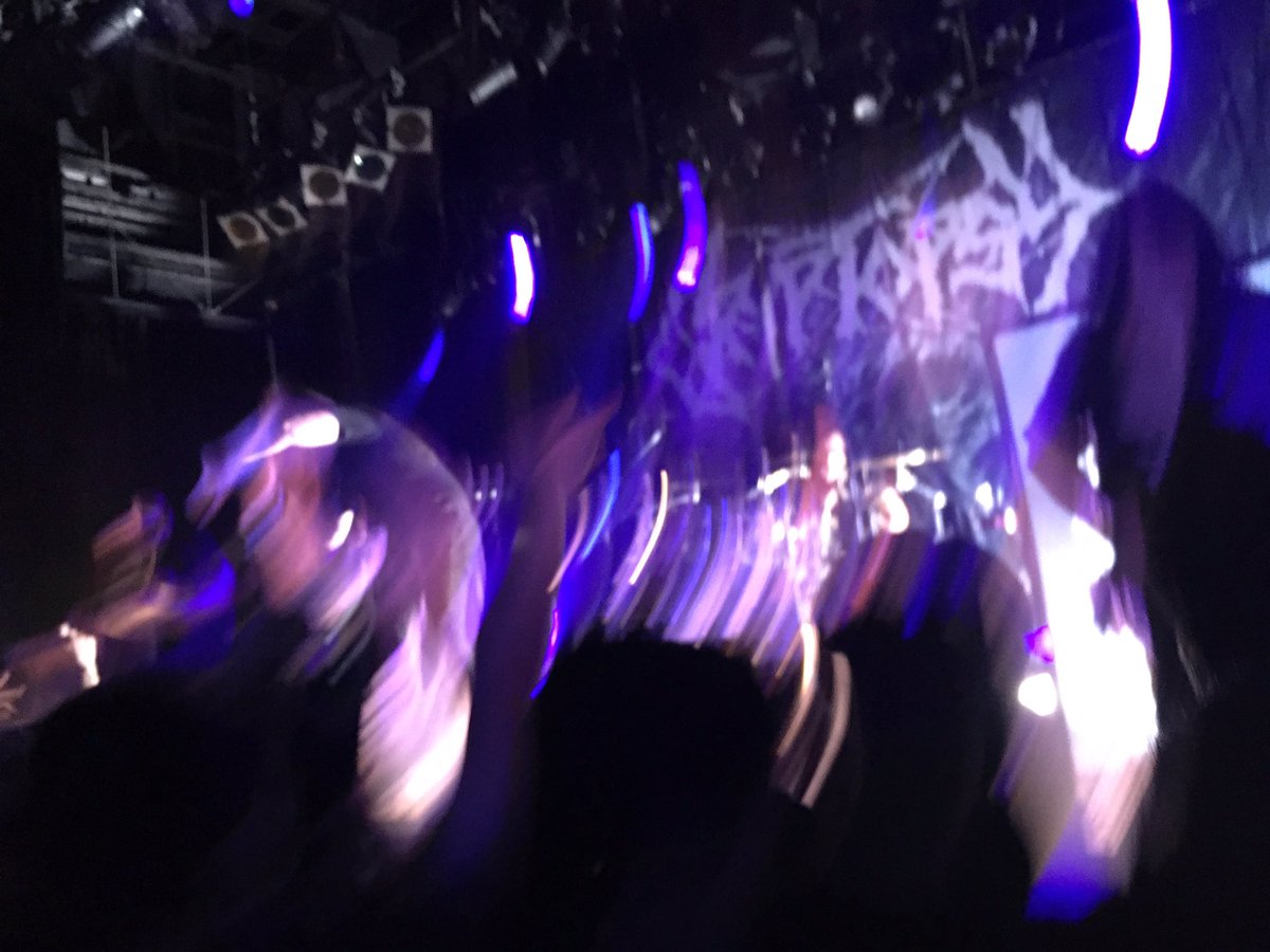 今週はCryptopsy見に行ってきた！
最高！