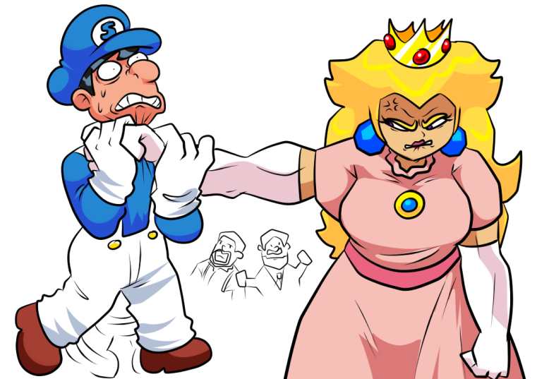 What would happen to smg4 if he tried to apologize to Peach