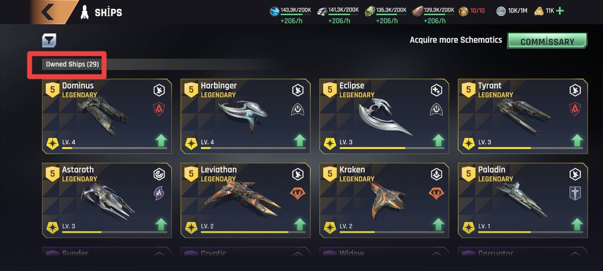0xbabdefi's tweet photo. My #WarofNova account is for sale for $500. I have 29 ships and 11K gold. Other details are available in the images. @Revolving_Games @warofnova $RCADE #RCADE https://t.co/hUjTcjgxZu