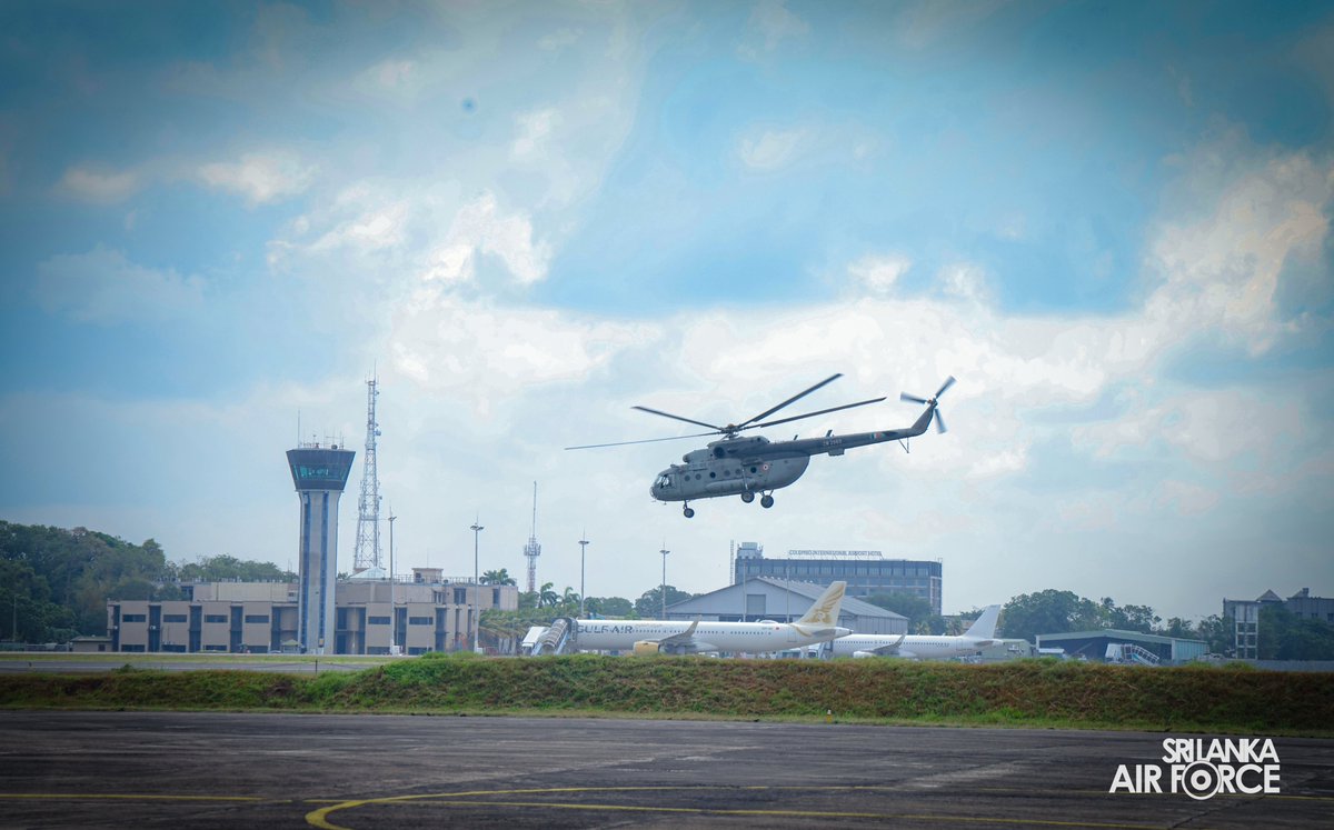 United in recovery. 🇮🇳🤝🇱🇰
The Indian Air Force MI-17 crew played a crucial role in post-Cyclone Ditwa recovery operations. Chief of Staff AVM Lasitha Sumanaweera expressed SLAF’s sincere gratitude for their professionalism and support. <a href="/IAF_MCC/">Indian Air Force</a> <a href="/indianembassy/">India</a> <a href="/IndiainSL/">India in Sri Lanka</a>
