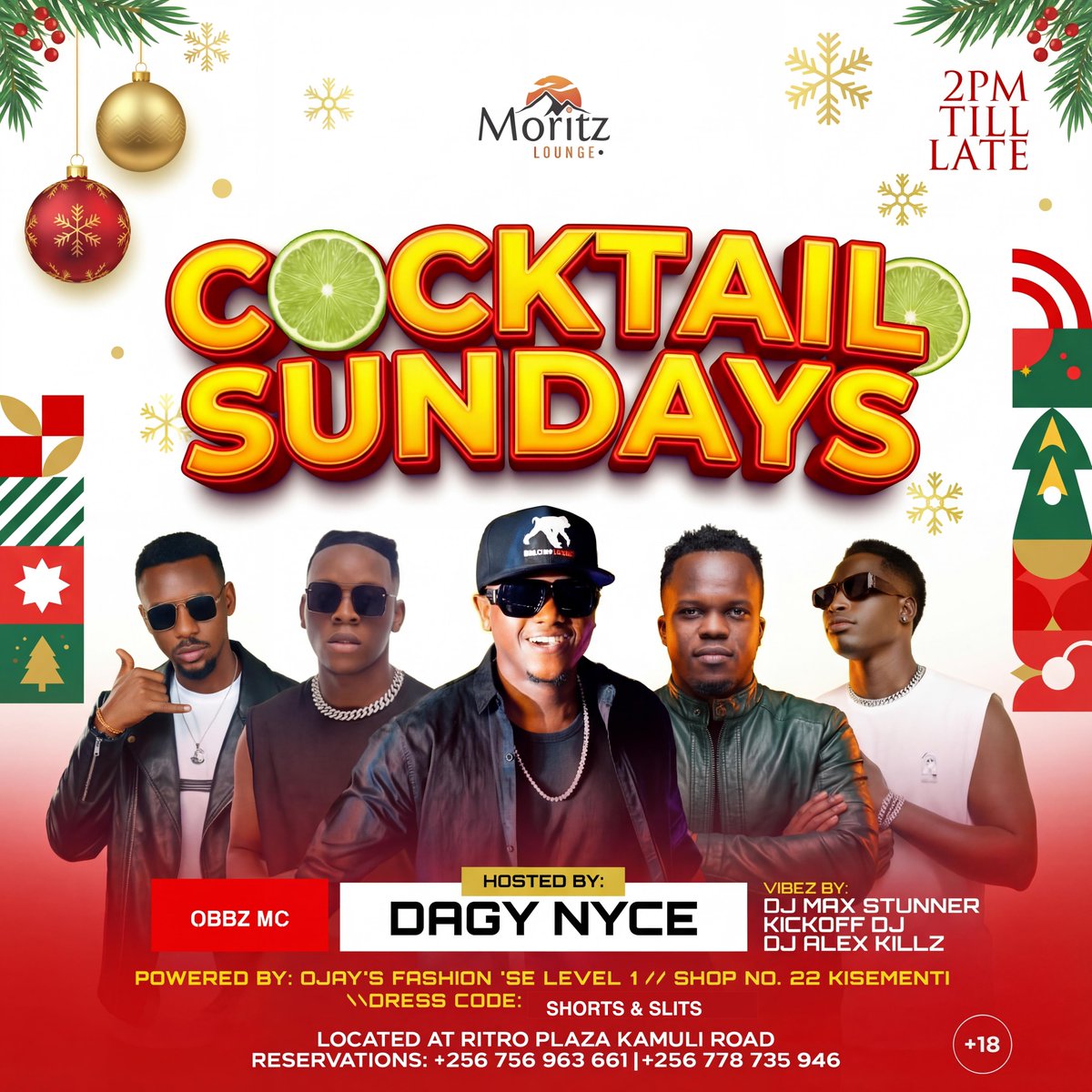MoritzLounge's tweet photo. We got your Sunday set.
Your Host @dagy_nyce setting the biggest Sunday celebration.
Music policy @DjAlexKillz2 #DjMaxStunner and #KickOffDj together with #ObbzMC on the hype. https://t.co/8wW0bxnk9S