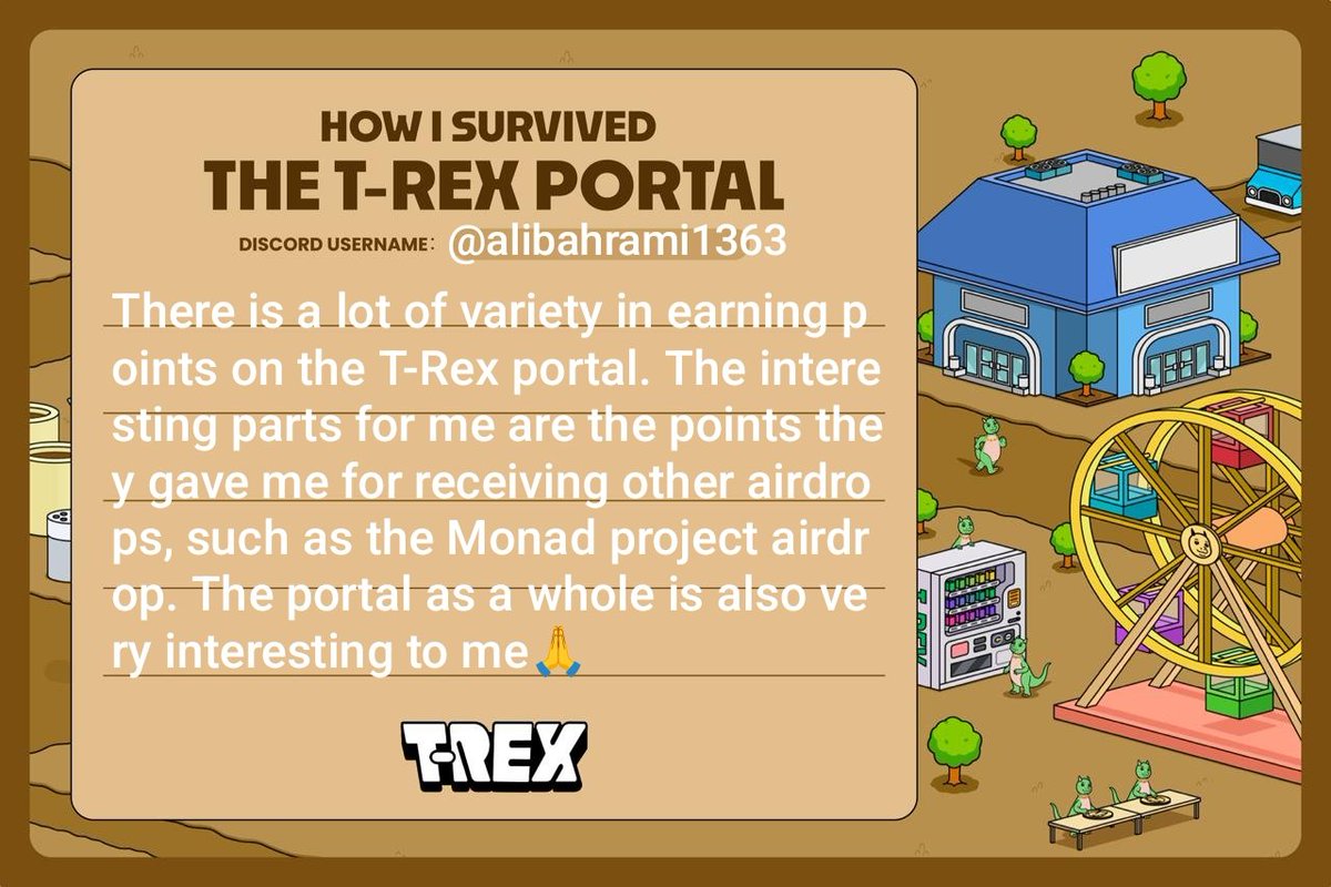 The T-Rex portal space is very attractive to me, yet simple. You won't get confused while working. Everything is categorized and organized. You can get started via this link : s.trex.xyz/lljDgP

#TRexPortal 
<a href="/TREX_chain/">T-REX 🦖</a>
