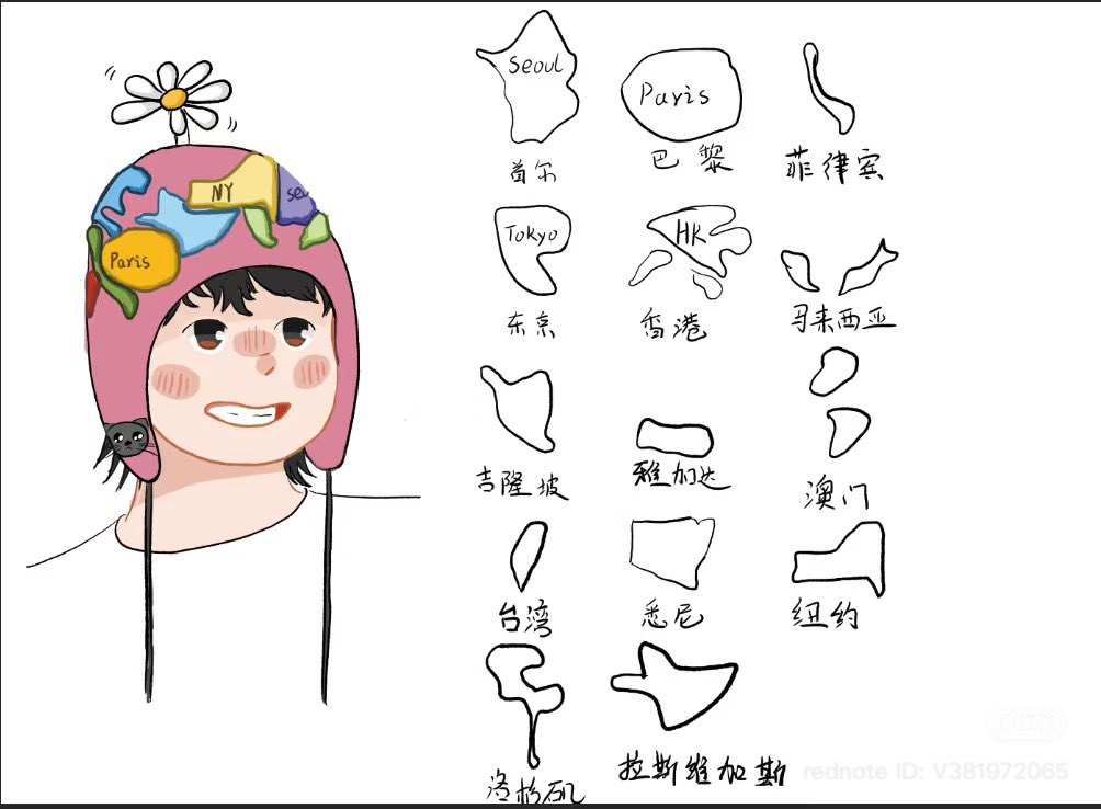 A fan shared the making of the beanie that G-Dragon wore today at the final show of the tour, as a tribute to all the stops of the Übermensch Tour:

“All the nights stayed up late turned into the heartbeat of this moment.
Continuous communication, three to four nights in a row