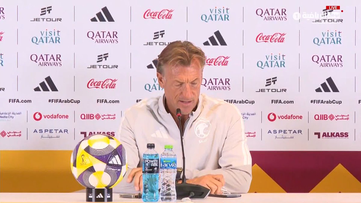 هيرفي رينارد: لاعبونا محترفون ونحن جاهزون للمواجهة الهامة أمام منتخب الأردن.. #كأس_العرب2025 