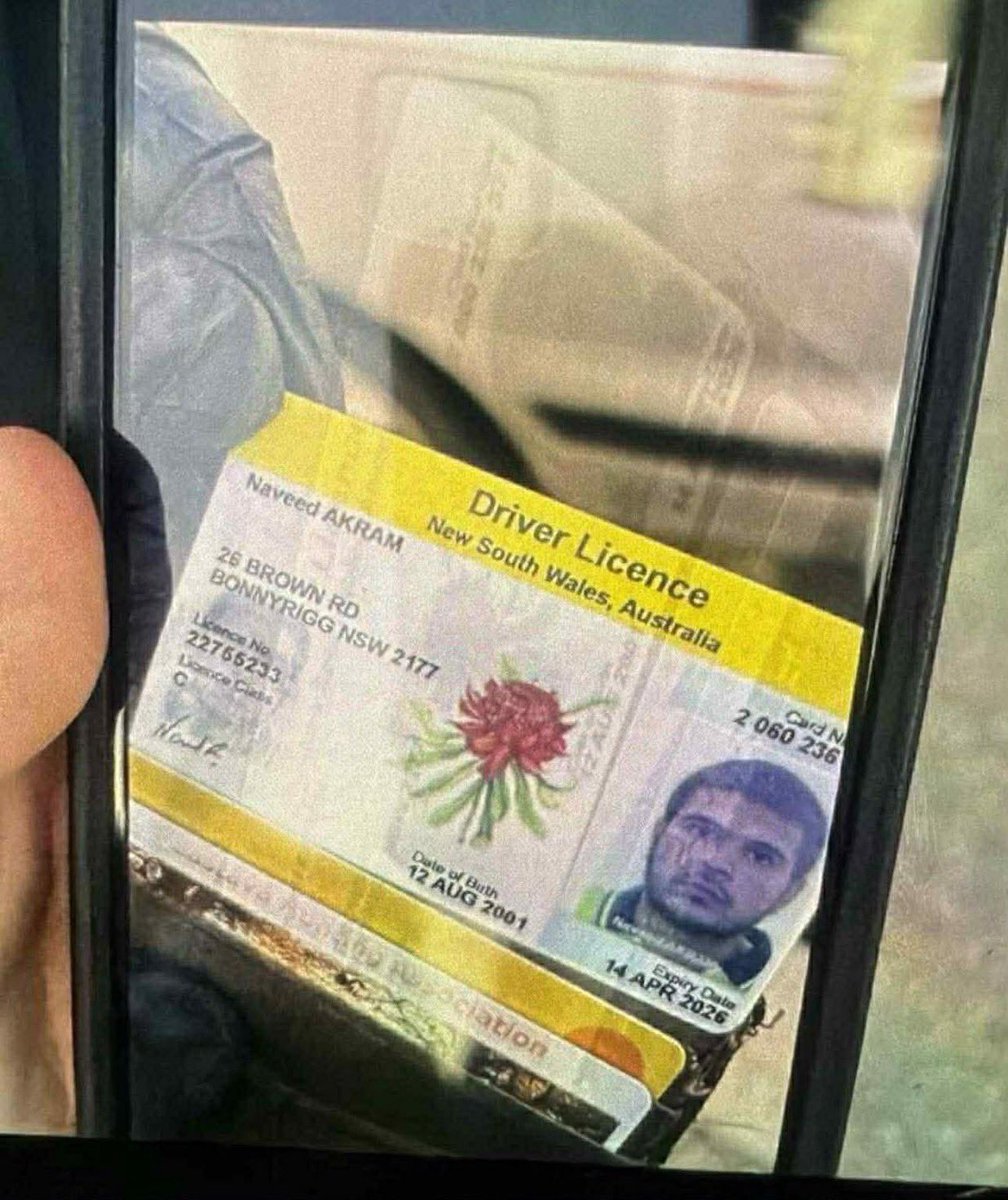 braddy_Codie05's tweet image. Naveed Akram of Lahore, Pakistan the main perpetrator of Bondi Mass shooting Cum Terror Attack in Sydney.