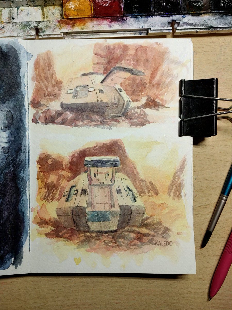 kaledo69's tweet photo. Planet Crafter, Landing site.
At first I wanted to do Toxicity but it felt like starting from the end. So here are sketches of starting location
#planetcrafter #watercolors #MijuGames https://t.co/kzv6LGAlz2