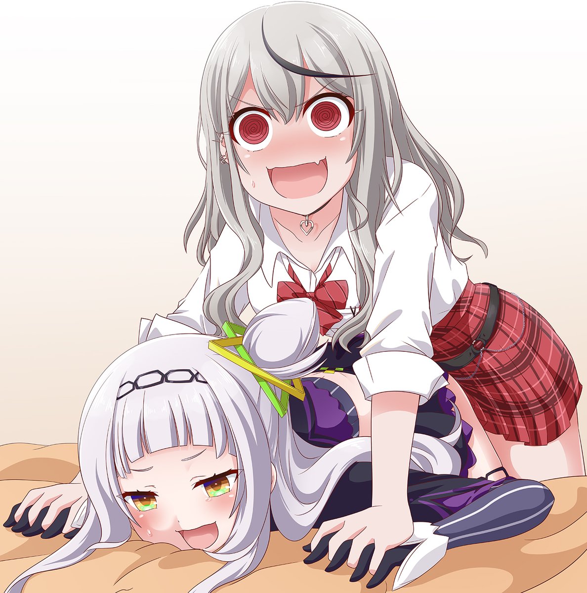 #今年も残りわずかなので今年一番伸びた絵を貼る
同じネタで #シオンの書物 #さかまた飼育日記