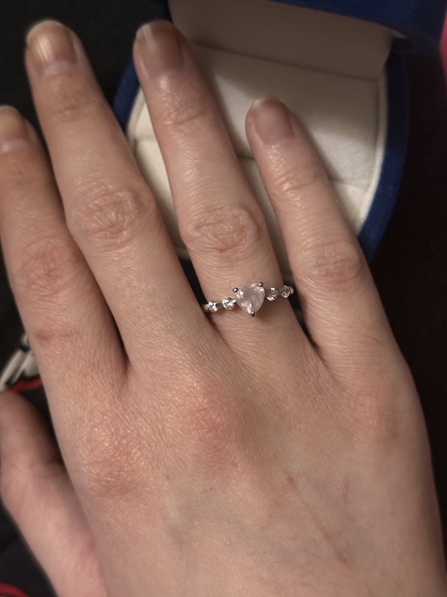 spaceohdity's tweet photo. ps lesbians move quick but im quicker. 
(it’s just a promise ring tho and it’s beautiful like her) https://t.co/Uftm3HfcpB