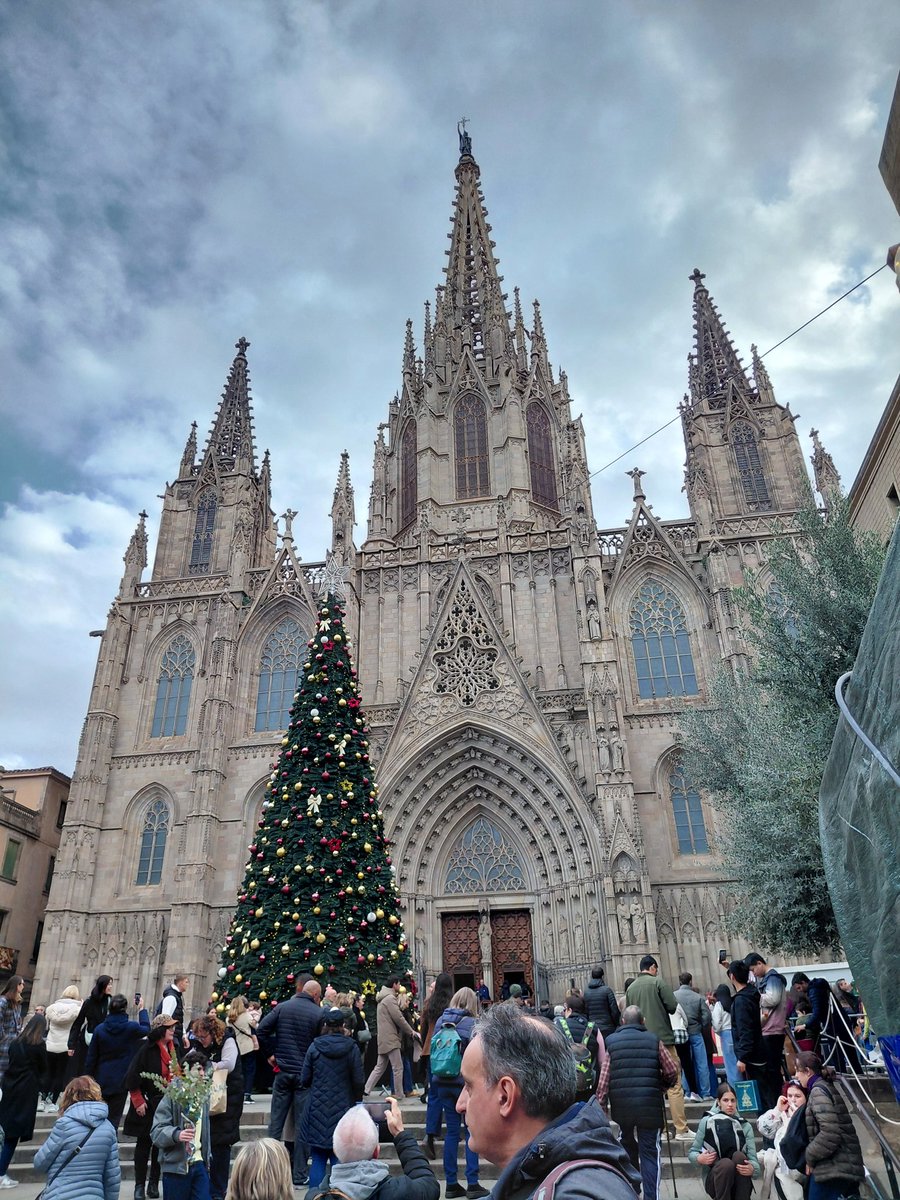 Fira de Santa Llúcia de #Barcelona
-Hola, voldria un nen Jesús
-Como?
-El nen Jesús. Saps qui és el nen Jesús?
-No

Tot perdut.
PD: La mare li ha assenyalat i seguit tot el procés de compra en #català. 

Potser no tant perdut. Però és desesperant, la Barcelona de 2025