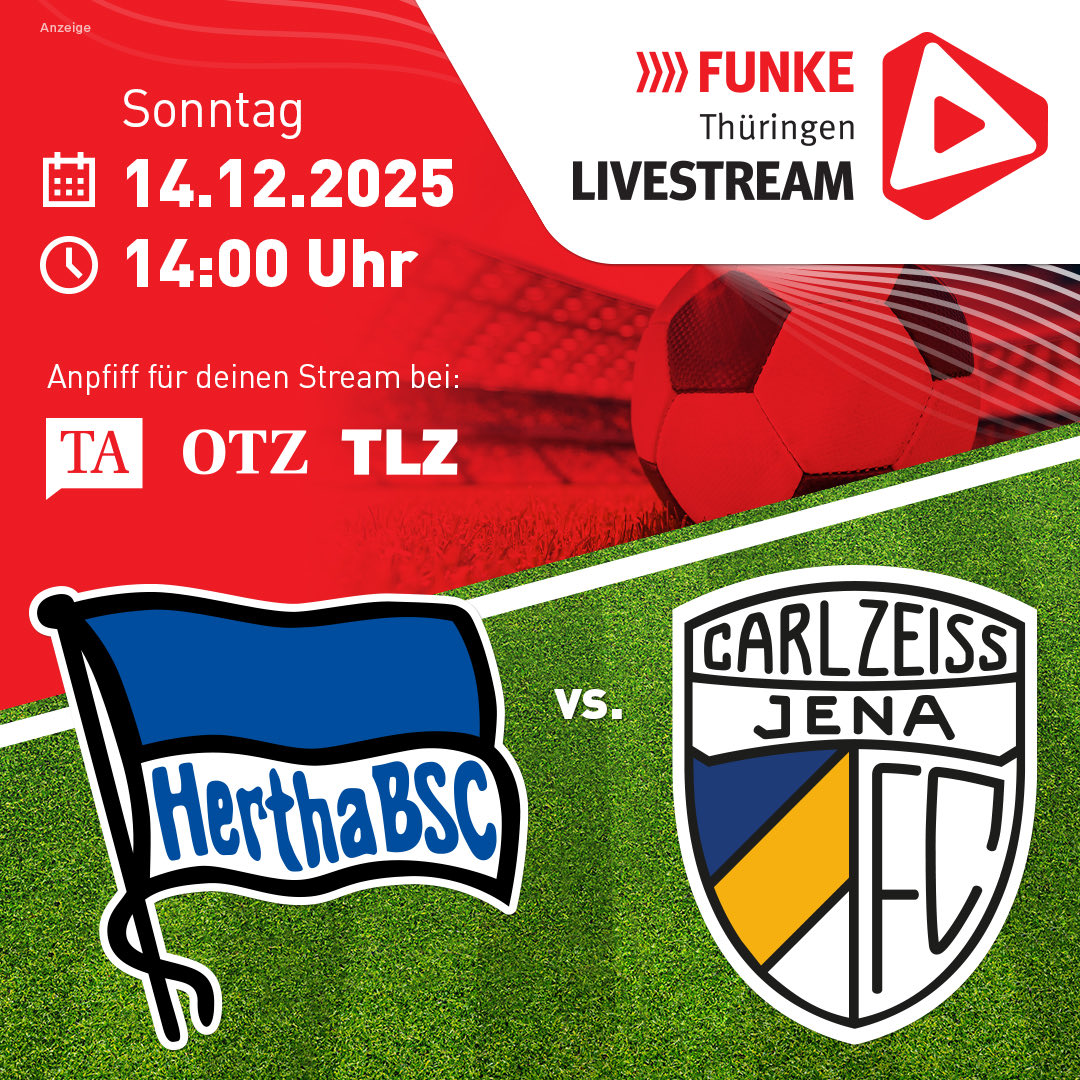 #FunkeThüringen #mediengruppethüringen #streaming #regionaliganordost