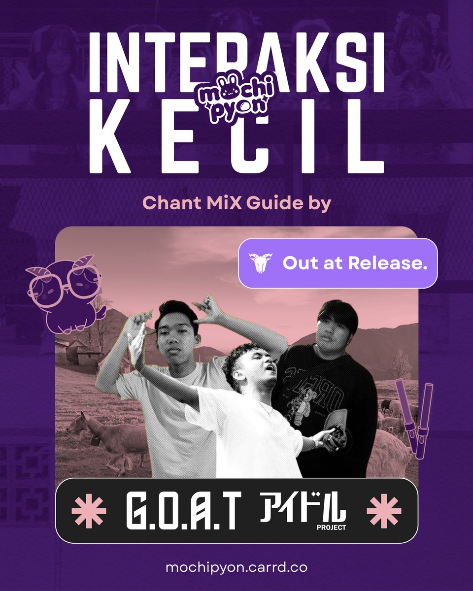Mochipyon_Idol's tweet photo. ✧ GOAT Idol
@Ofc_GOATIdol
@Gedianz97 @oky_08 @alex_daiva86

𝑪𝒉𝒂𝒏𝒕 𝑴𝒊𝑿 𝑮𝒖𝒊𝒅𝒆
Interaksi Kecil
27.12.2025

#Mochipyon #GOATIdol #InteraksiKecil https://t.co/URVlycucgC