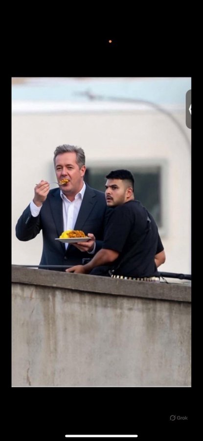 Yeah but the food!

<a href="/piersmorgan/">Piers Morgan</a>