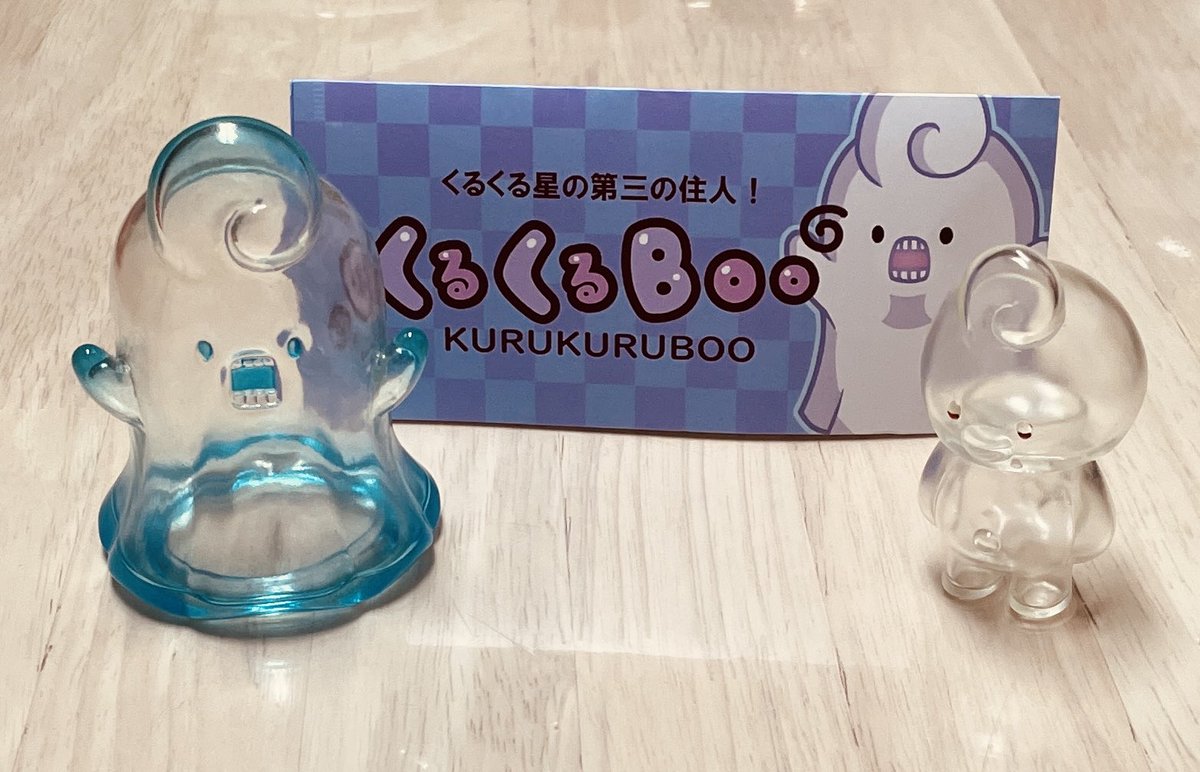 ok_0w0's tweet photo. くるくるBoo届きましたー👻
アイアン星人も興味深々です🌰

#くるくるBoo https://t.co/UBgmBeiaQq