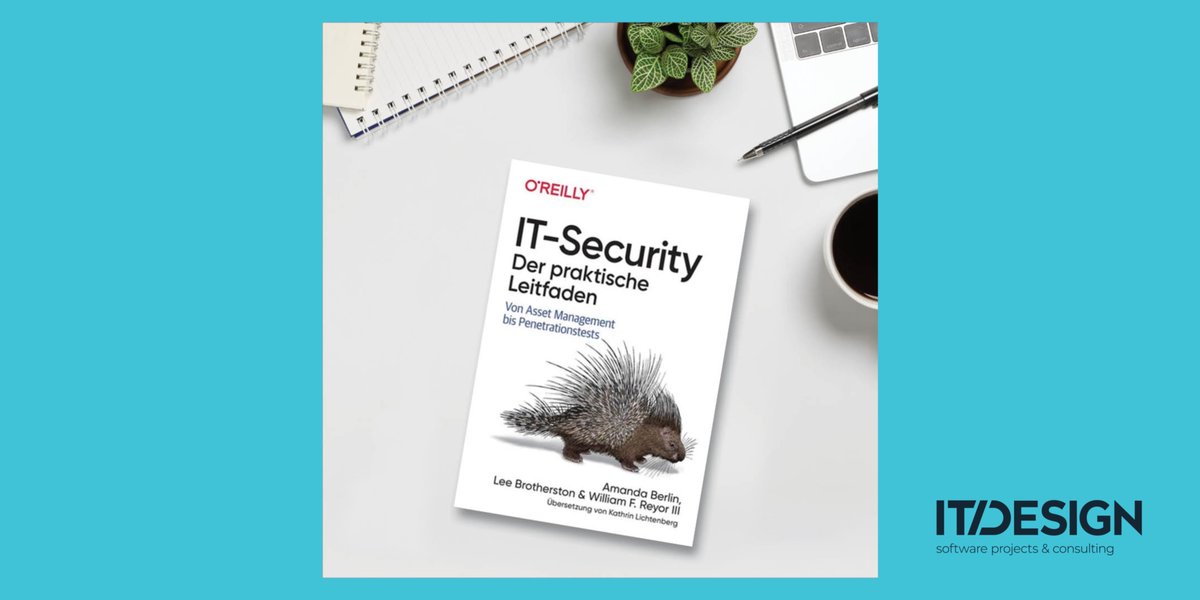 itdesign_at's tweet photo. Unser 📚-Tipp des Monats: IT-Security – Der praktische Leitfaden.
Trotz zunehmender Hacks und Ransomware investieren viele Firmen zu wenig in Sicherheit. Der Leitfaden zeigt praxisnahe Strategien – auch für kleine Budgets.
Mehr: https://t.co/XYtfYDVumC https://t.co/bFofqVBzY5