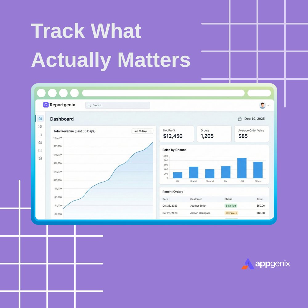 AppGenix's tweet photo. Gross Sales is a liar.

"$100K in sales!" sounds amazing, but it hides refunds, shipping, taxes.

High sales ≠ profit. Stop chasing vanity numbers.

Look at Net Profit — the only number that tells the truth. 📊

See the real number 👇

#Ecommerce #NetProfit #Reportgenix https://t.co/udxSKmsvvj