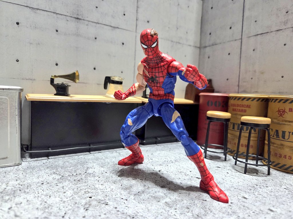 アメリカからのお土産、バトルダメージ版スパイダーマン！ 本場