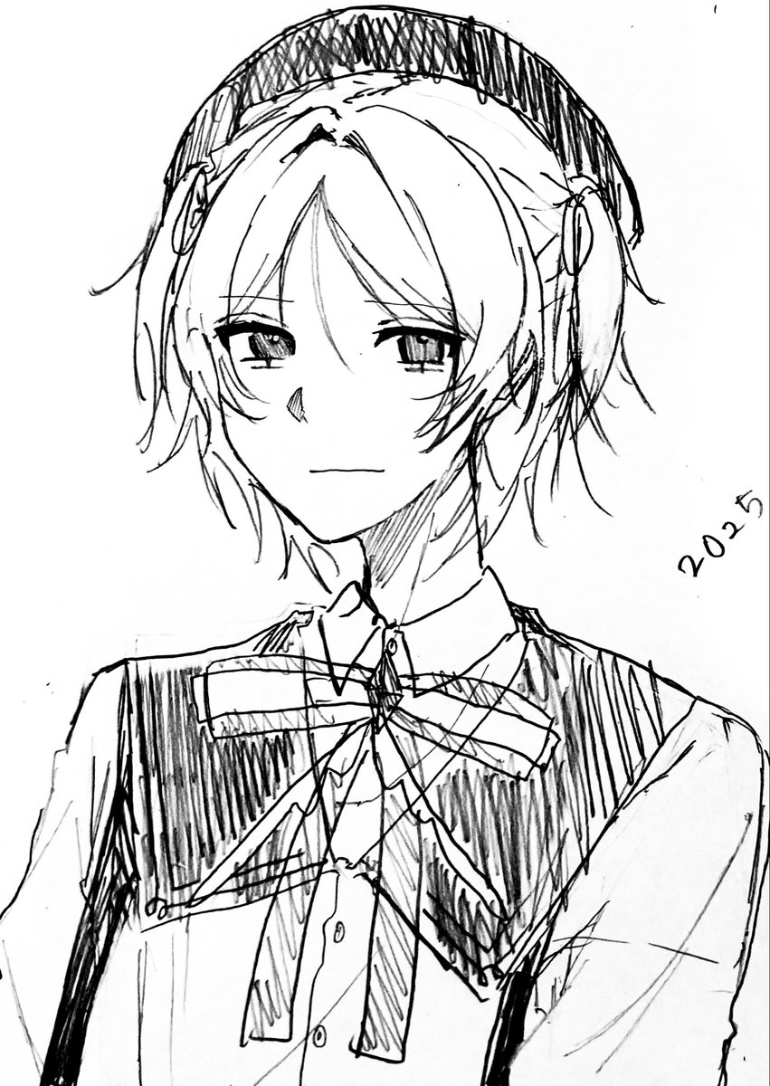 お久しぶりの天くん
#イラスト
#そそうなの世界
#アナログ