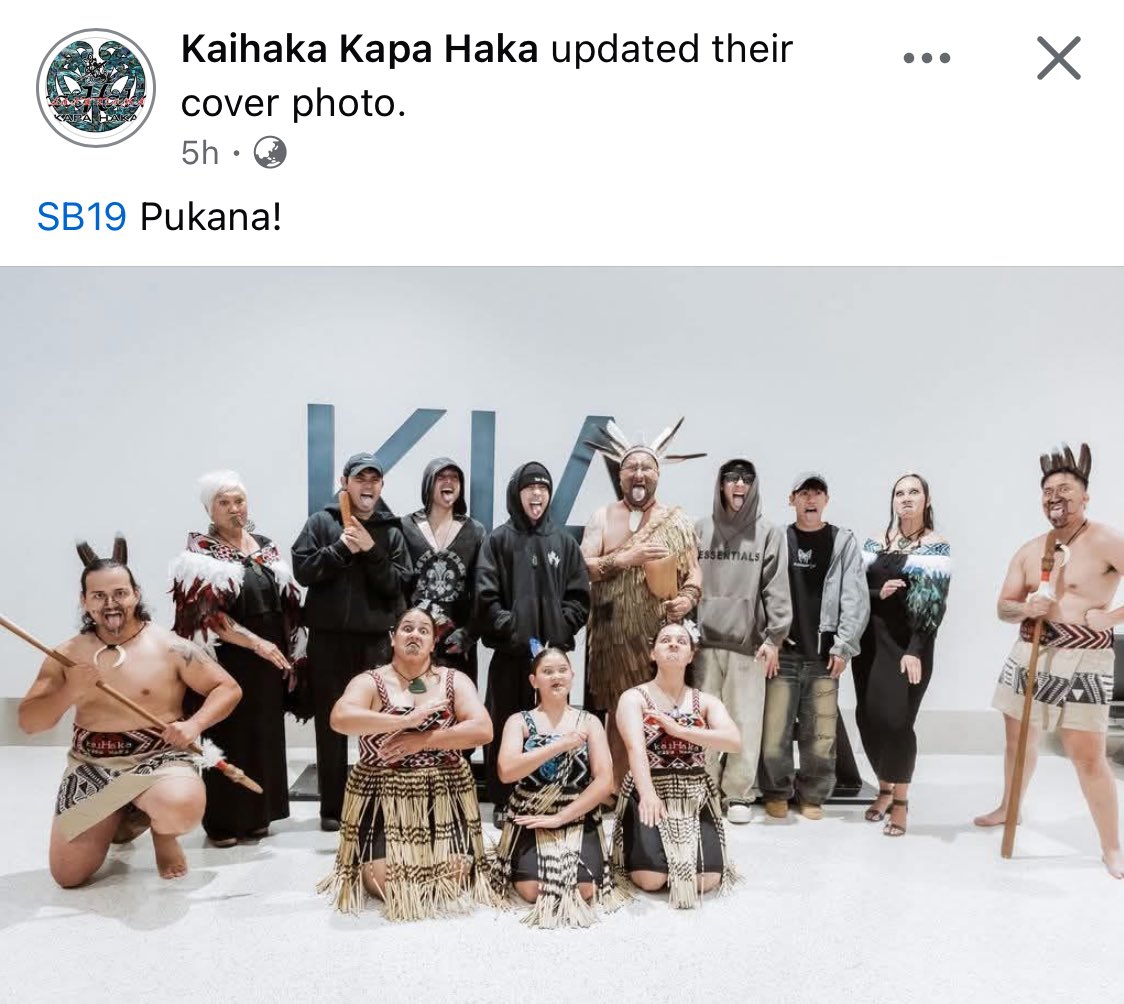 intojcs's tweet image. Kaihaka Kapa Haka updated their cover photo on facebook!🫶🏻