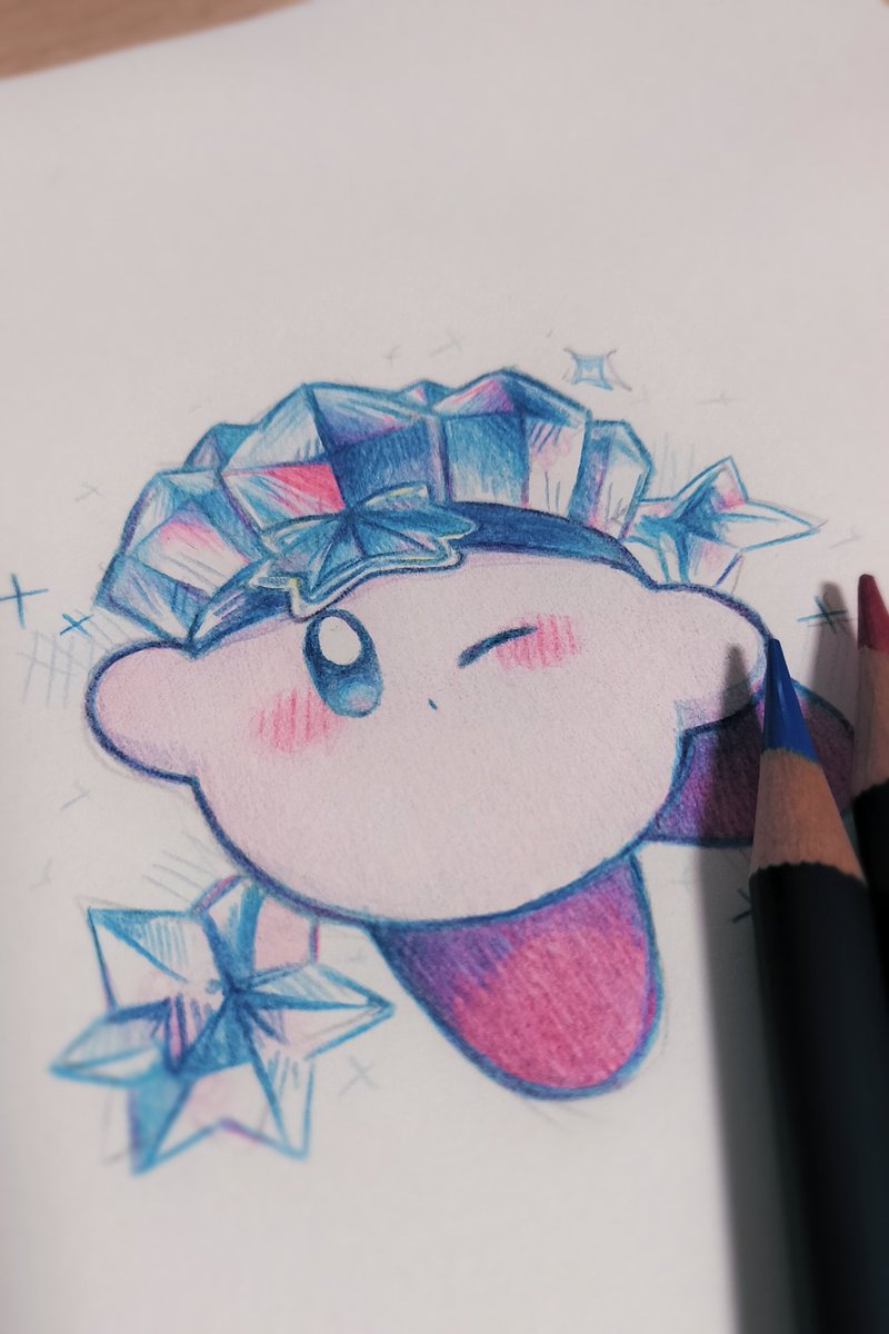 chabaLemon_56's tweet photo. 色鉛筆なカービィさん
#カービィイラスト https://t.co/P4jN5r1uvZ