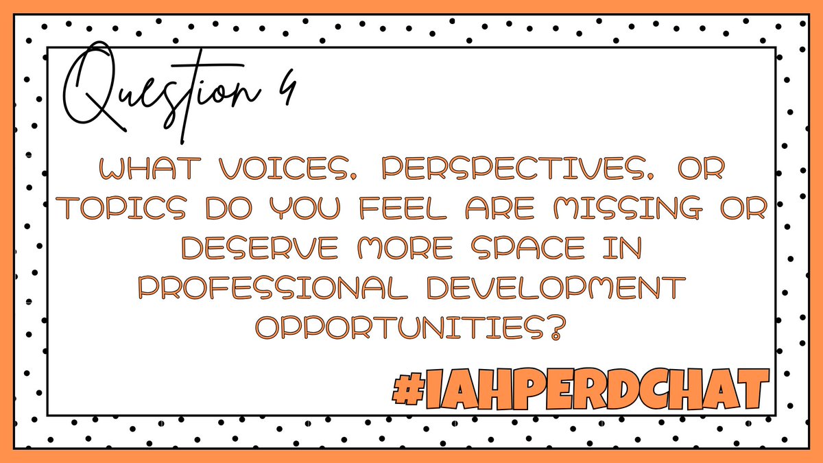 MshaynesPE's tweet image. Quality Professional Learning evolves when we listen closely to what educators truly need! Share your opinion for Question 4 what voices, perspectives and topics do you feel we need more of in #HPE professional learning? #iahperdchat