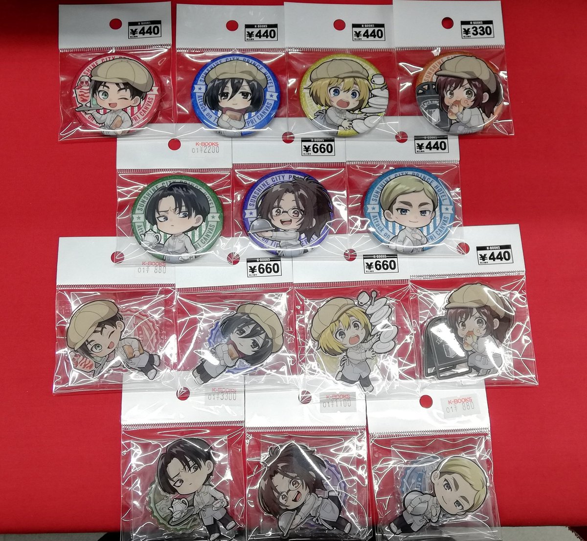 入荷情報】 『進撃の巨人』より サンシャインシティ プリンスホテル