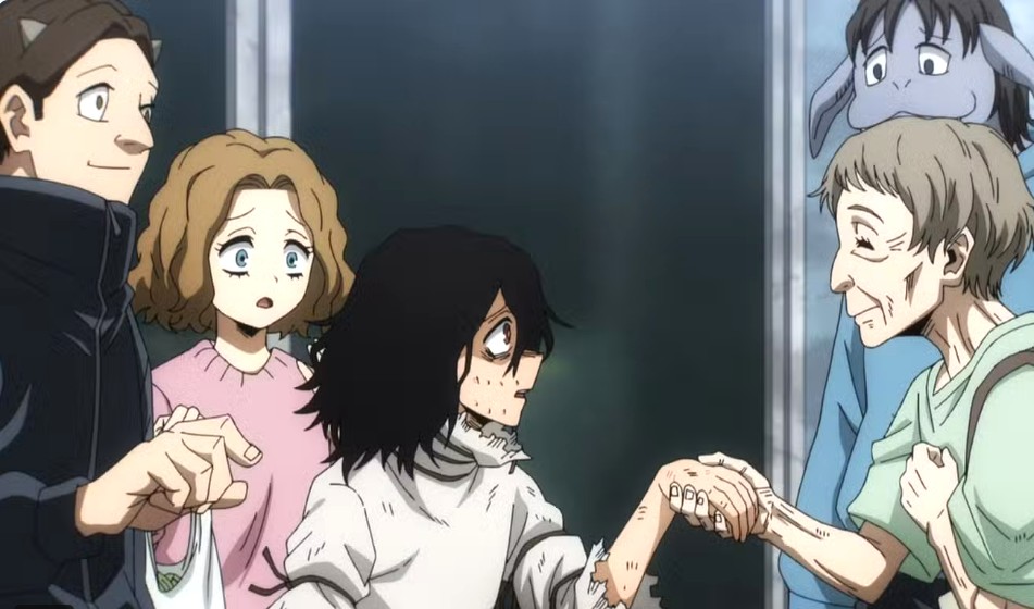 ヒロアカ最終回、心を撃ち抜かれた😭💔 デクが子供に手を差し伸べる