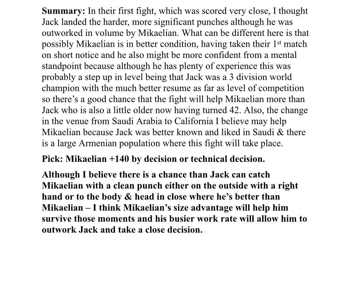 TeddyAtlasReal's tweet photo. When ur Hot ur Hot, we finished the night with Mikaelian to win by decision +140 over Jack. Hope u were in โThe Ropesโ & had our pick! ๐ฅ๐ฐ#jackvsmikaelian2 #backtoback #Theropes
https://t.co/VPxaityU5q https://t.co/sPw7eSYalg